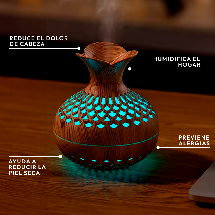HUMIDIFICADOR DE MADERA